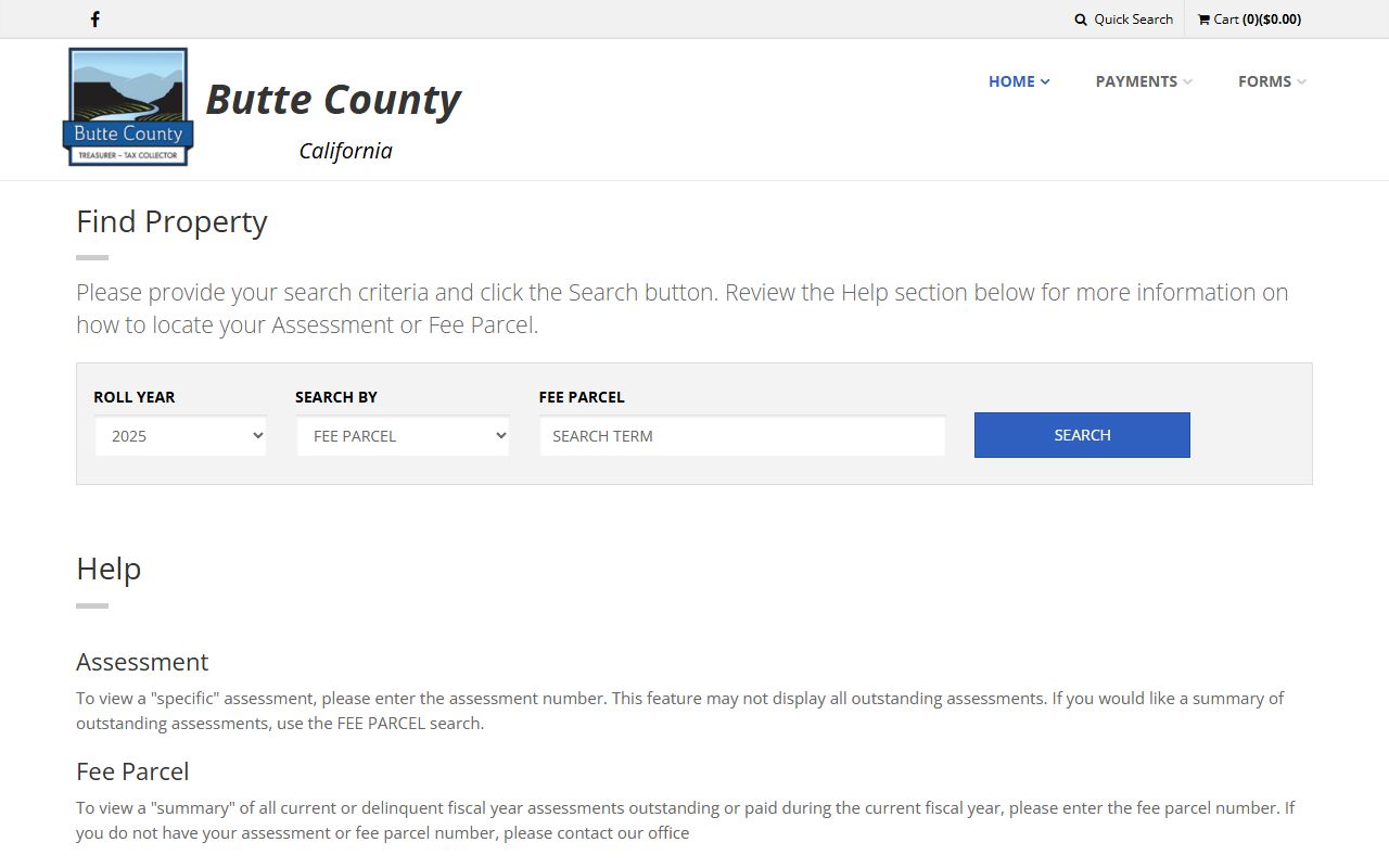 Butte County property tax payment portal